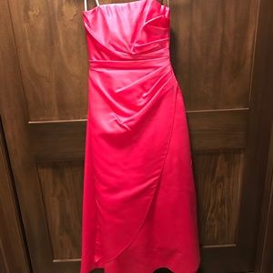Strapless prom dress